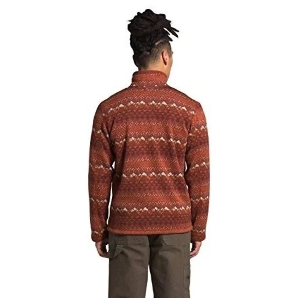 The North Face Mens Fair Isle Fleece 1/4 Zip Pullover Activewear Top‎ Sz Medium